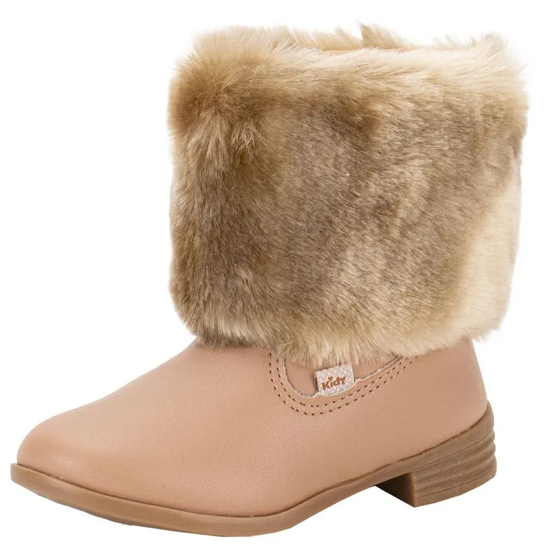 Bota Infantil Feminina Montaria Baby Kidy 0360035 SALMÃO 24