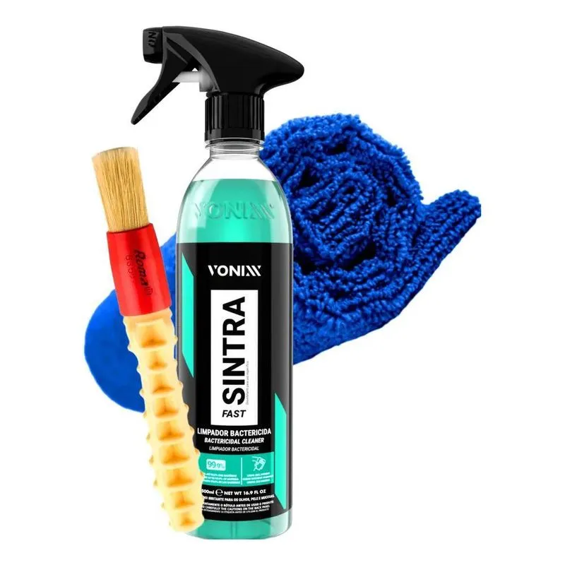 3x Produto Limpador Multiação Sintra Fast + Pincel Roma