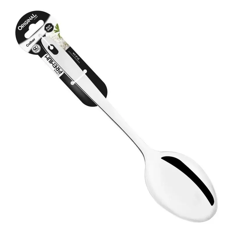 Colher Para Servir Arroz 31,2cm Grande Reforçada