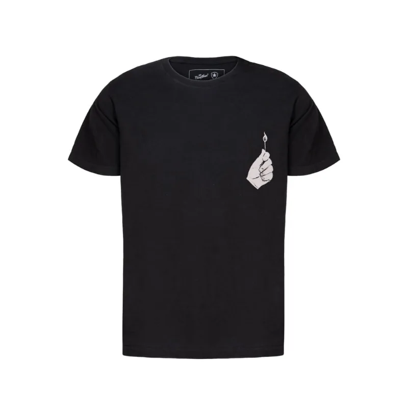 T-Shirt Set Fire Btfg 02 (Pre) Preto Reativo - M