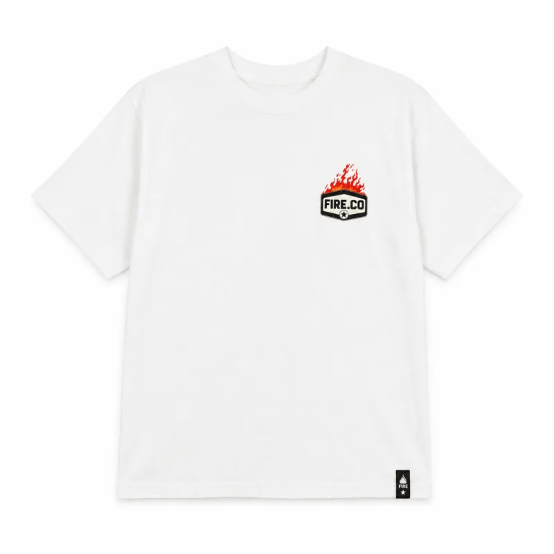 T-shirt Fire Co. Branco - P