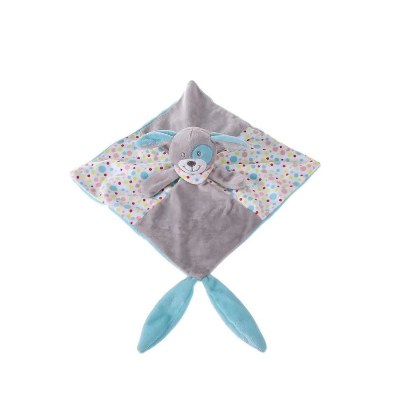 Naninha Premium 27cm X 27cm Baby Soft Azul Infinity