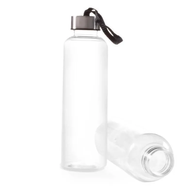 Garrafa 540ml Tampa De Inox Com Silicone Sortido