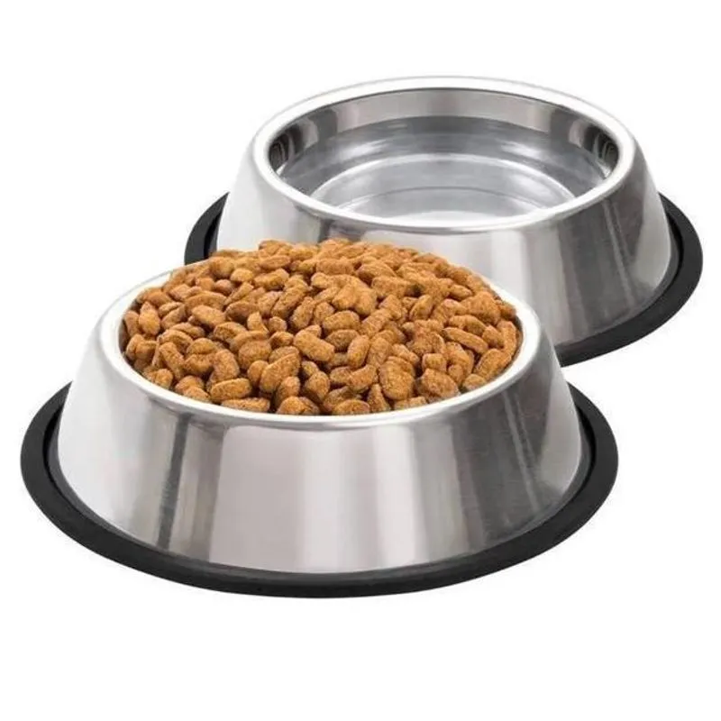 Alimentador Inox 470ml - Água E Ração - Pets Pequenos