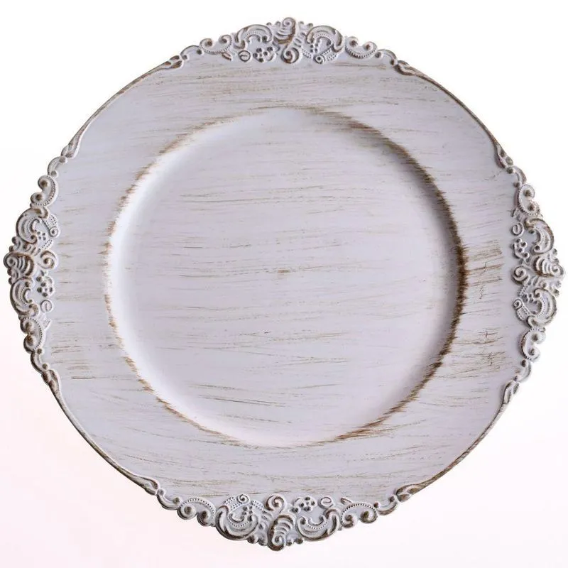 Sousplat 33Cm Decorativo Tessi Provence Old Rose