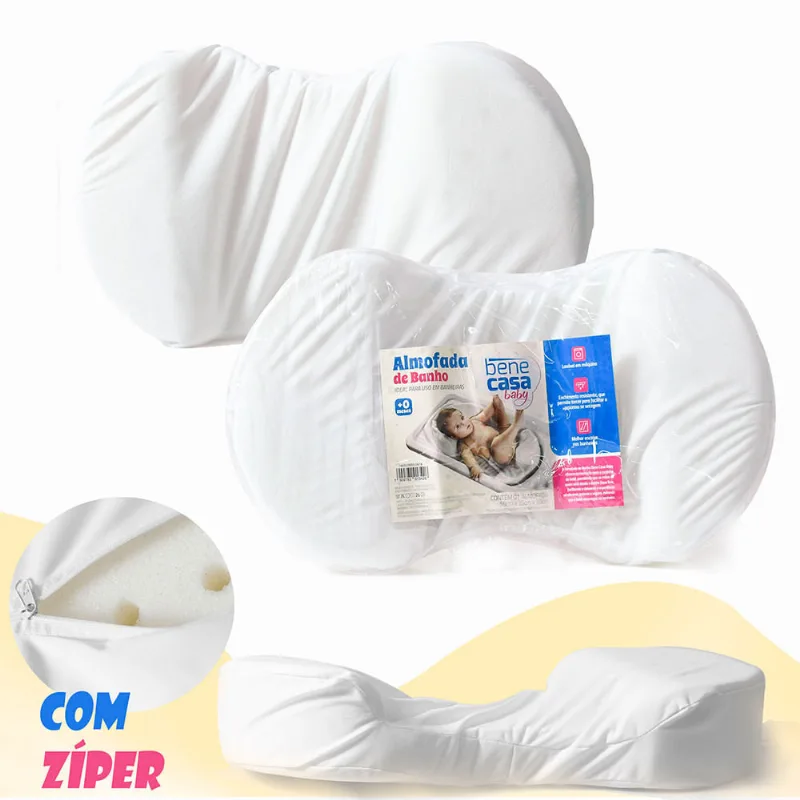 Almofada De Banho Baby 59x35x10cm Bene Casa