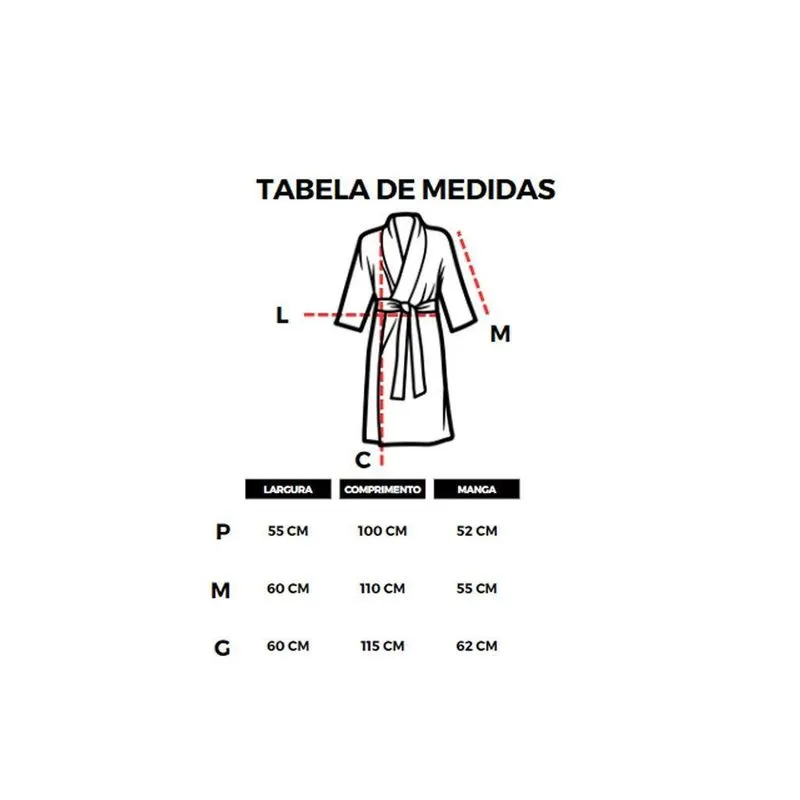 Roupão Microfibra Flannel Relieve Com Bolso Extra Macio