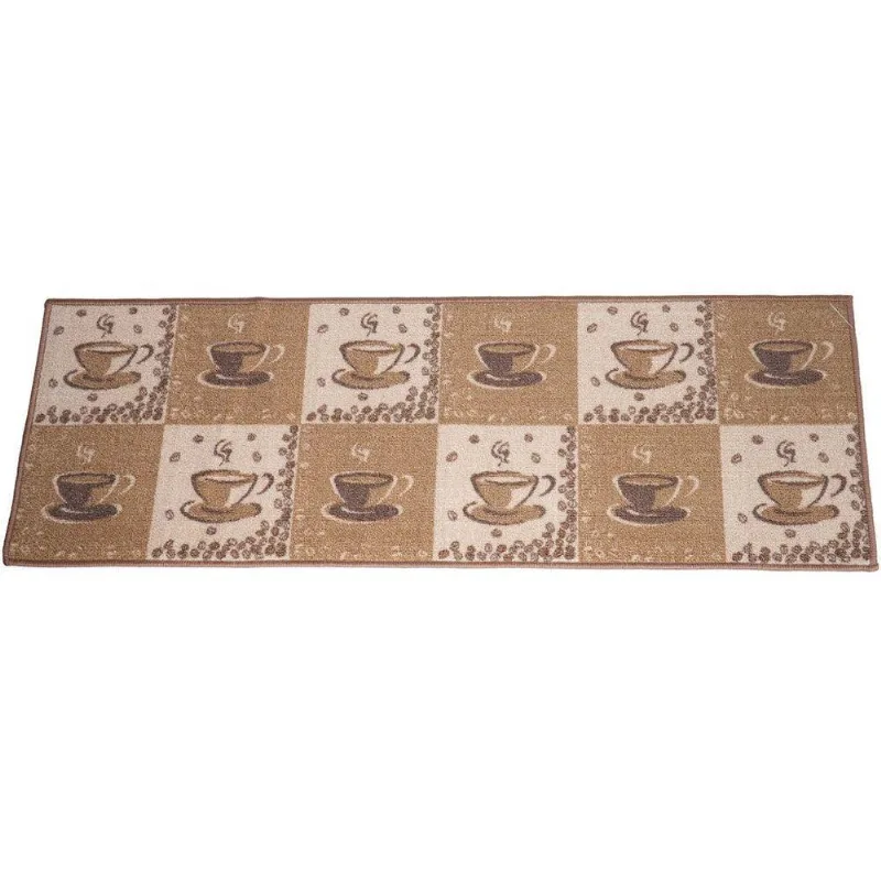 Passadeira De Cozinha Colori Antiderrapante 40x120cm Coffe