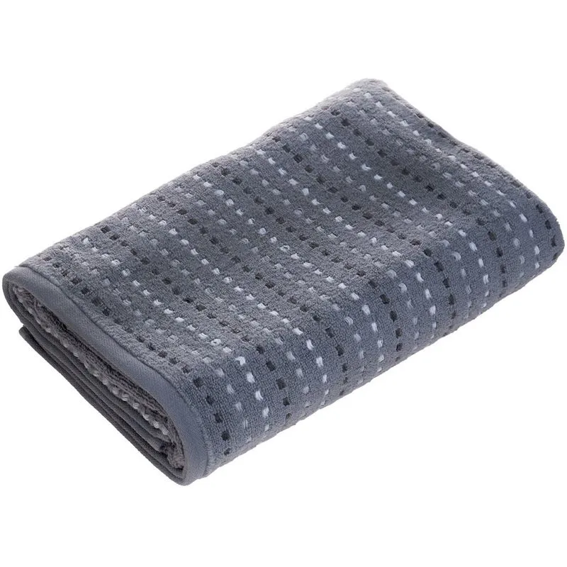 Toalha De Rosto Matrix Zero Torção 500g/m² 100% Algodão 50x70cm Tessi Cinza Soft