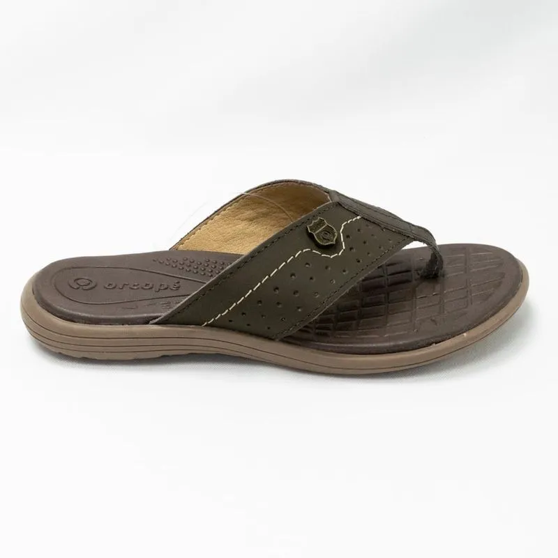 Chinelo Ortopé 52013-115 Couro Natural