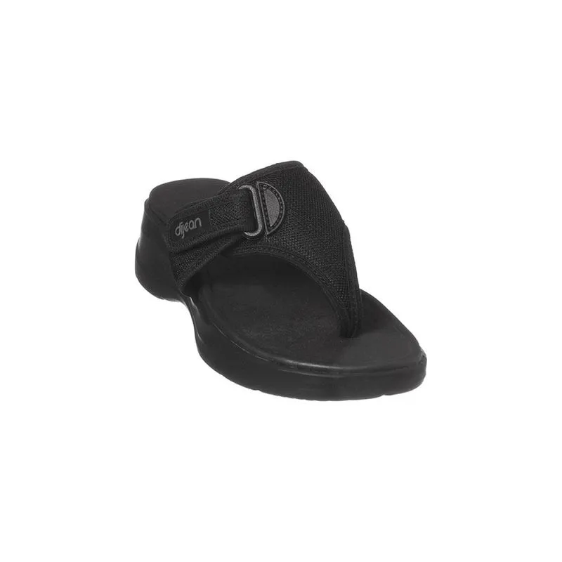 Chinelo Feminino Dijean com Regulagem Preto