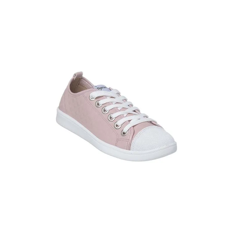 Tênis Feminino Casual Dijean Branco e Rose
