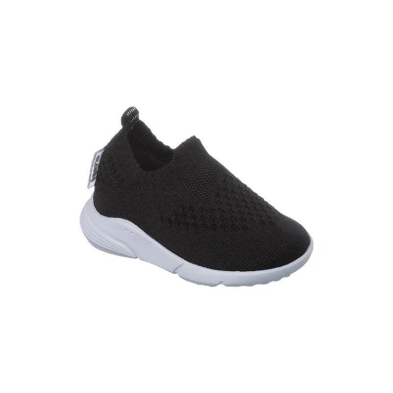 Tênis Infantil Ortopé Sport Baby Knit Calce Fácil Preto