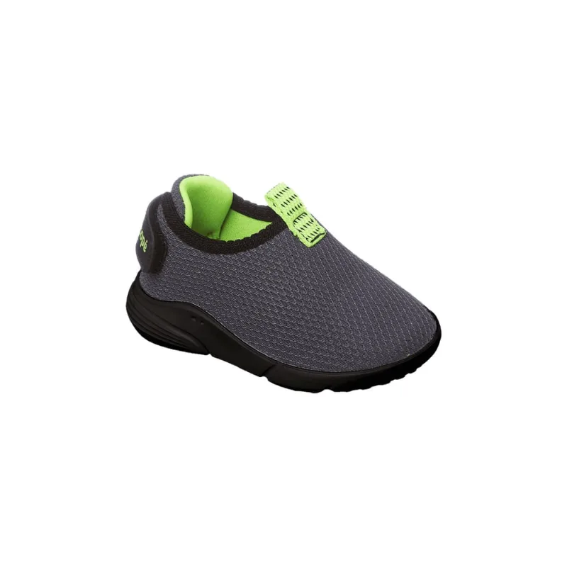 Tênis Infantil Masculino Ortopé Sport Baby Calce Prático Cinza Chumbo