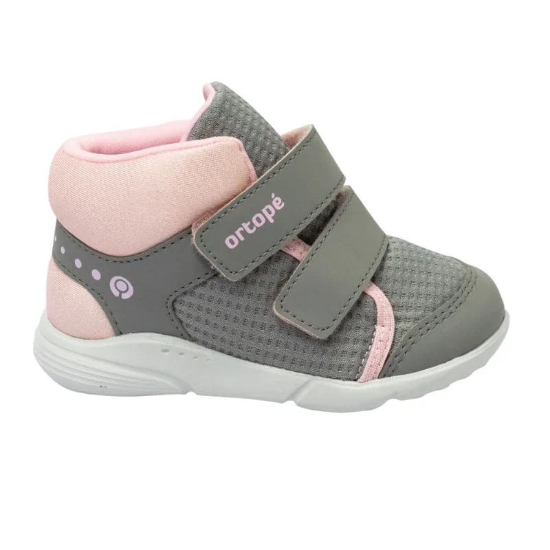 Tênis Ortopé 22650072-899 Nylon com Velcro Rosa