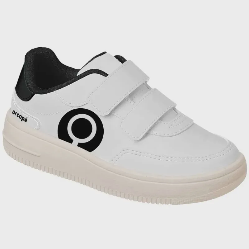 Tênis Juvenil Unissex Bliss Branco Preto Ortopé 23200015-264