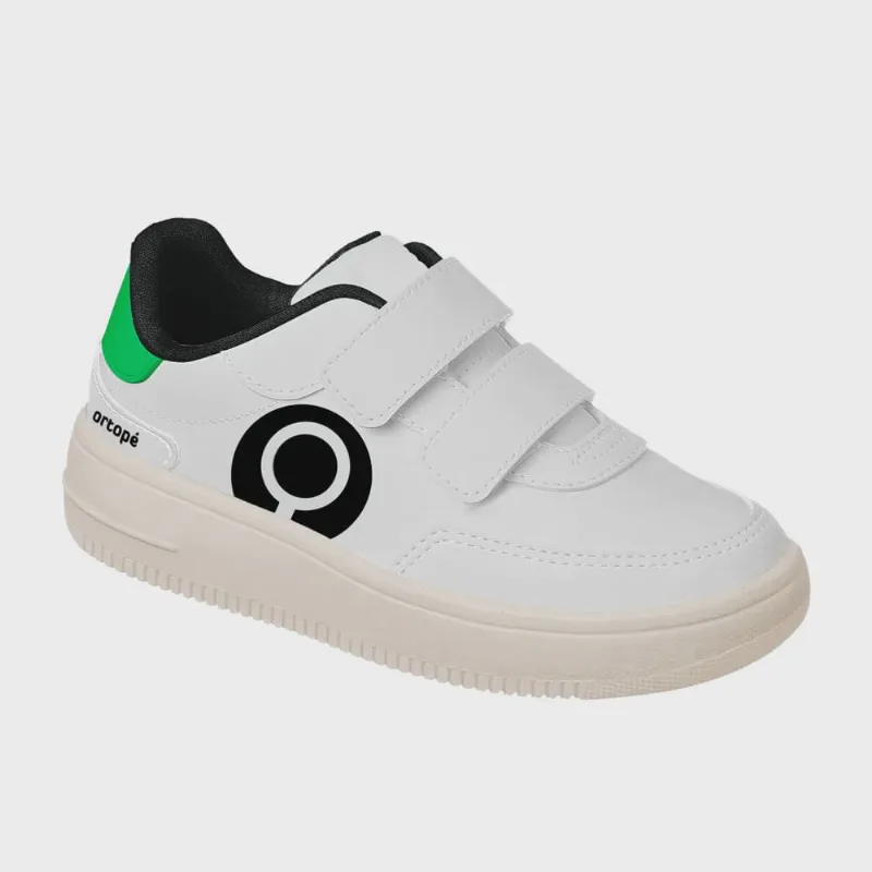 Tênis Infantil Unissex Bliss Branco Verde Ortopé 23100015-545