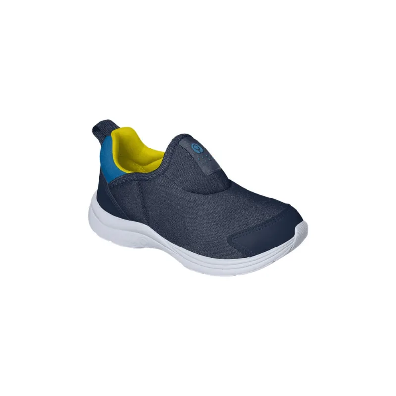 Tênis Infantil Masculino Ortopé Joy Comfy Calce Fácil Marinho