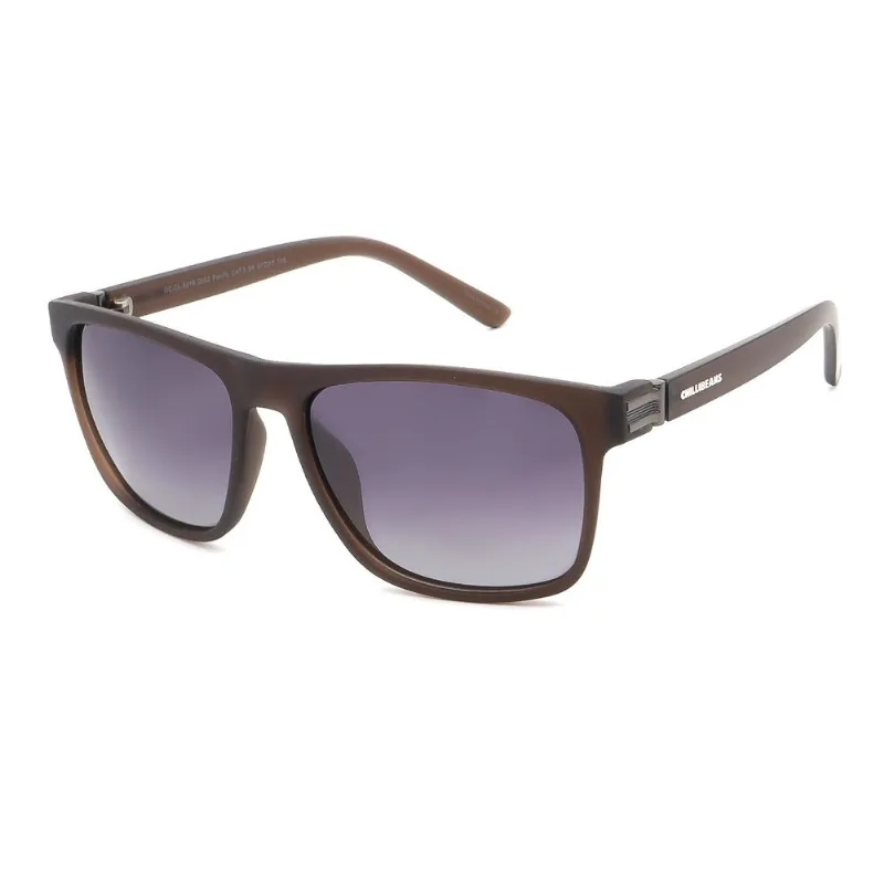 Óculos de Sol Masculino Chilli Beans Quadrado Polarizado Degradê Marrom OC.CL.5218.2002 M