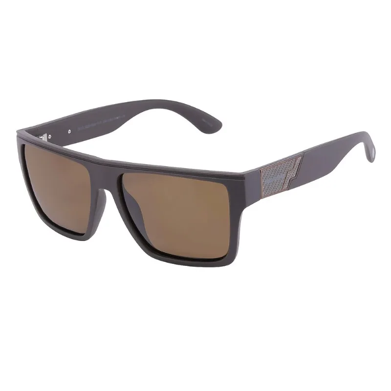 Óculos de Sol Masculino Chilli Beans Quadrado Polarizado Marrom OC.CL.5229.0202 M