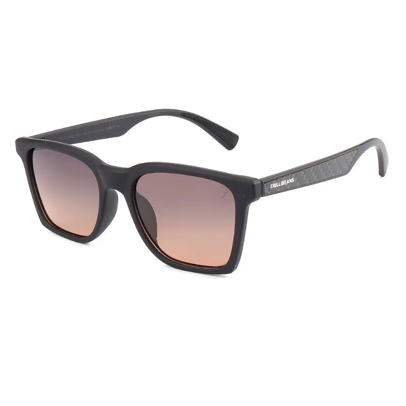 Óculos de Sol Masculino Chilli Beans Quadrado Polarizado Degradê Marrom OC.CL.5242.5701 M