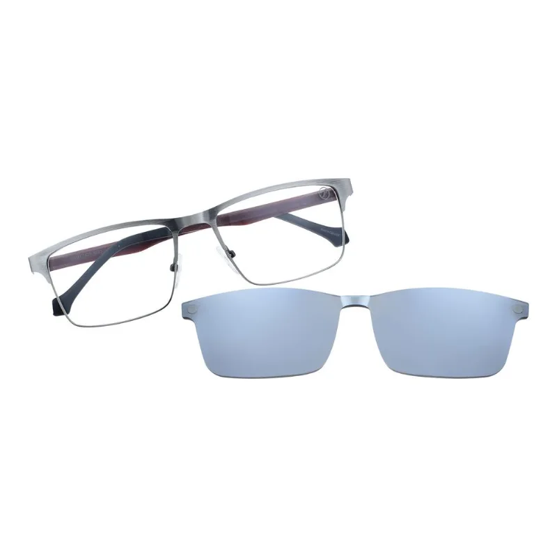 Armação Para Óculos de Grau Masculino Chilli Beans Multi Polarizado Ônix LV.MU.1423.0522 M