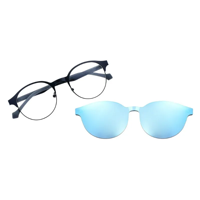 Armação Para Óculos de Grau Masculino Chilli Beans Multi Polarizado Preto LV.MU.1424.0501 M