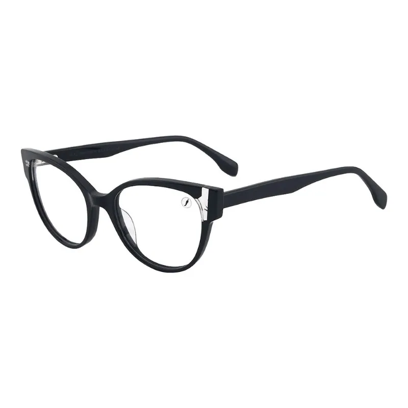 Armação Para Óculos de Grau Feminino Chilli Beans Redondo Preto LV.AC.1091.0101 M