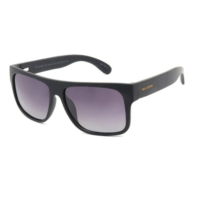 Óculos de Sol Masculino Chilli Beans Quadrado Polarizado Degradê Preto OC.CL.5247.2001 M