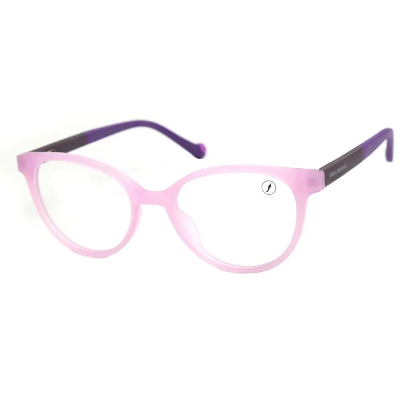 Armação Para Óculos de Grau Infantil Feminino Chilli Beans Cat Roxo Escuro LV.KD.0063.1316