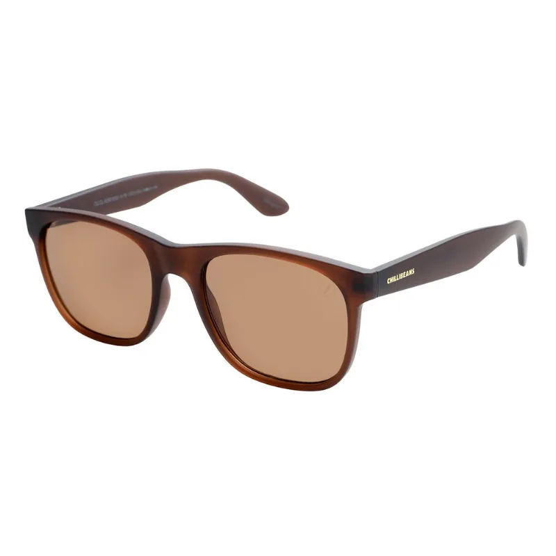 Óculos de Sol Masculino Chilli Beans Quadrado Marrom OC.CL.5259.0202 M