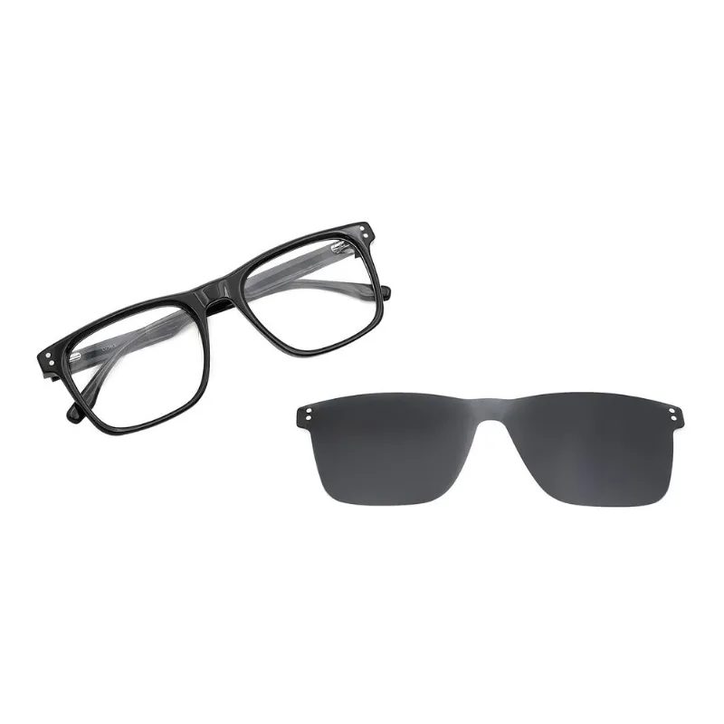 Armação Para Óculos de Grau Masculino Chilli Beans Multi Polarizado Preto LV.MU.1450.0101 M