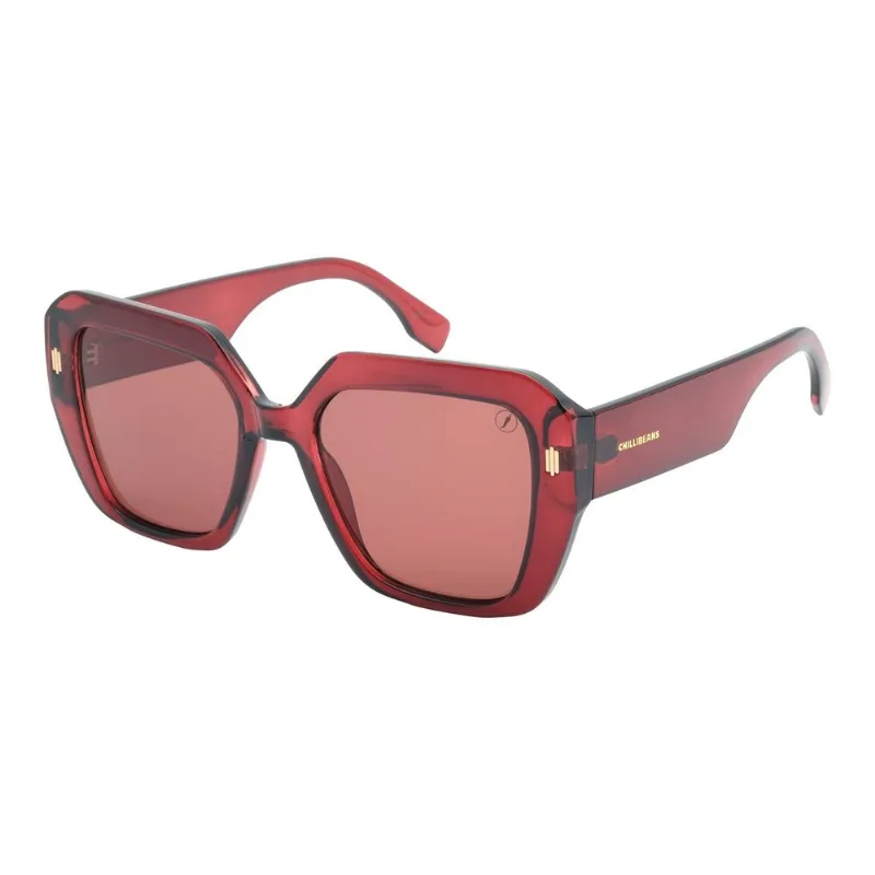 Óculos de Sol Feminino Chilli Beans Quadrado Vinho OC.CL.5307.1717 M