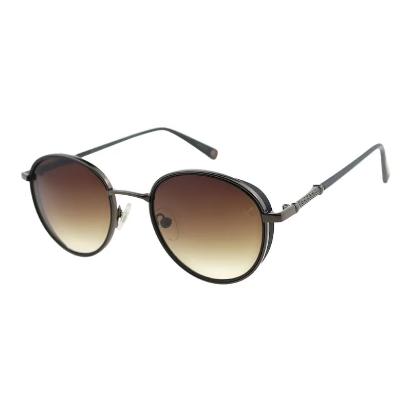 Óculos de Sol Masculino Chilli Beans Redondo Preto OC.CL.5315.5701 M
