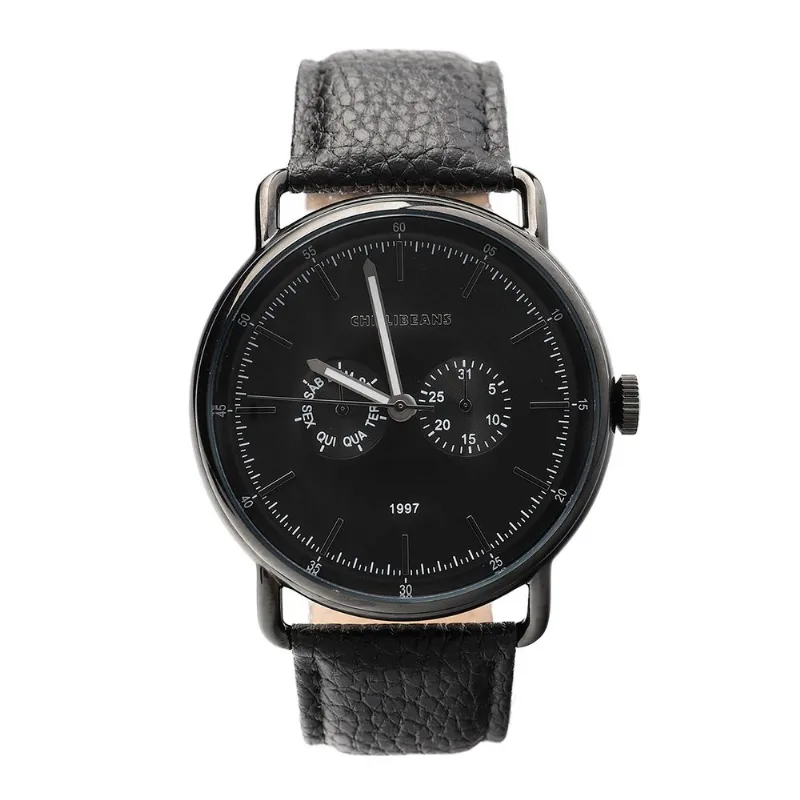 Relógio Analógico Masculino Chilli Beans Multifunção Preto RE.CR.0607.0101 M