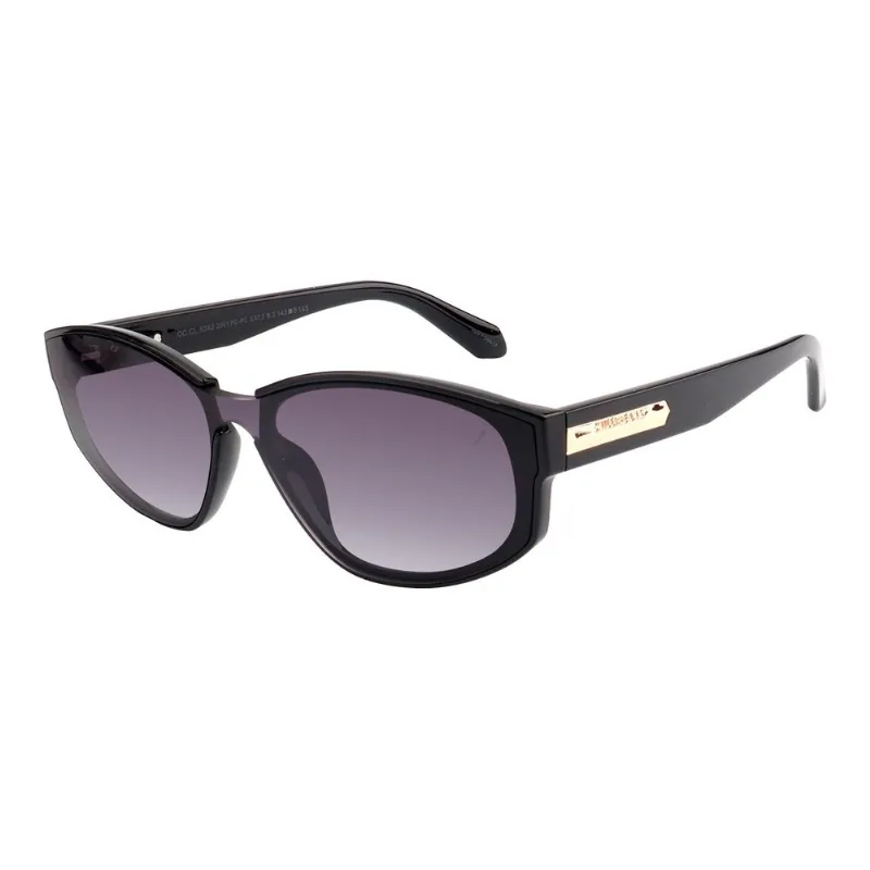 Óculos de Sol Feminino Infinity Redondo Degradê Preto OC.CL.5342.2001 M