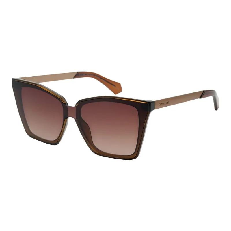 Óculos de Sol Feminino Infinity Quadrado Degradê Marrom OC.CL.5350.5702 M
