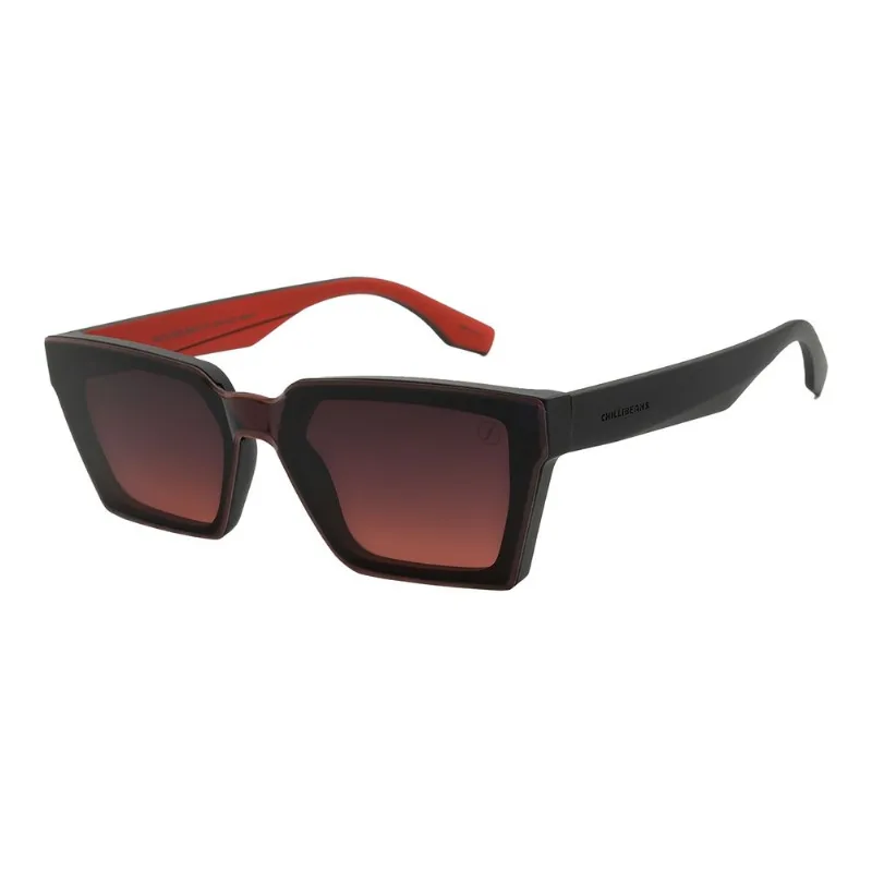 Óculos de Sol Masculino Infinity Quadrado Degradê Marrom OC.CL.5355.2002 M