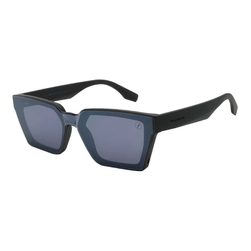 Óculos de Sol Masculino Infinity Quadrado Espelhado Preto OC.CL.5355.3201 M