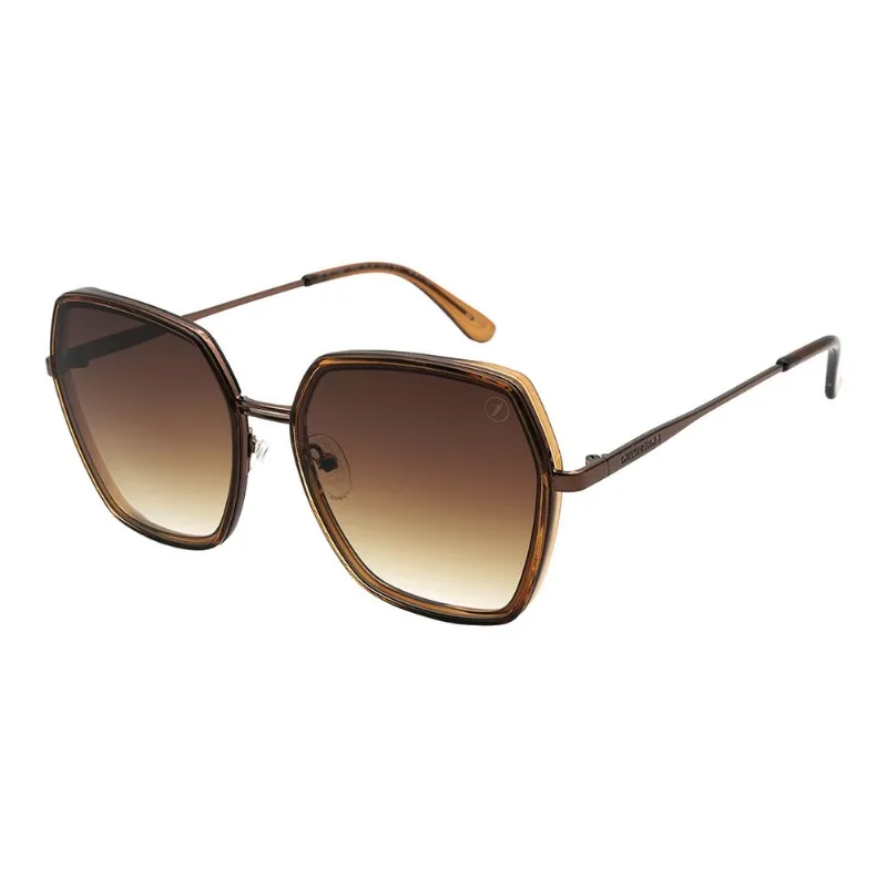 Óculos de Sol Feminino Chilli Beans Quadrado Degradê Marrom OC.MT.4384.5702