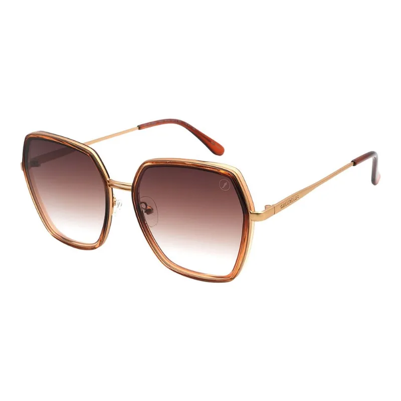 Óculos de Sol Feminino Chilli Beans Quadrado Degradê Dourado OC.MT.4384.5721