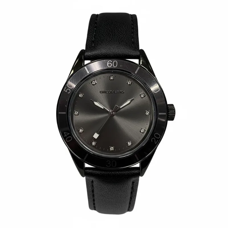 Relógio Analógico Feminino Chilli Beans Couro Preto RE.CR.0611.2201