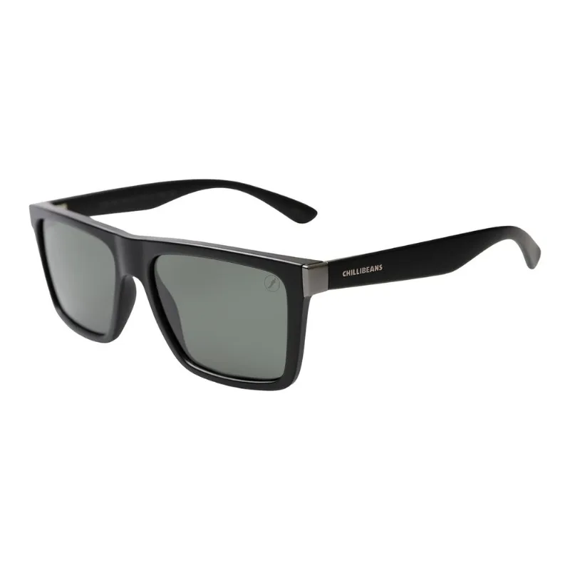 Óculos de Sol Masculino Chilli Beans Quadrado Polarizado Verde OC.CL.5472.1501 M