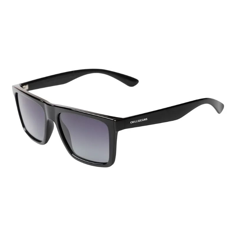 Óculos de Sol Masculino Chilli Beans Quadrado Polarizado Degradê Cinza OC.CL.5472.2004 M