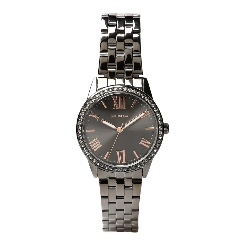 Relógio Analógico Feminino Chilli Beans Metal Ônix RE.MT.1835.2222 M