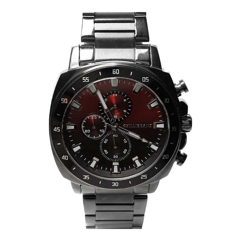 Relógio Analógico Masculino Chilli Beans Metal Ônix RE.MT.1852.2222 M