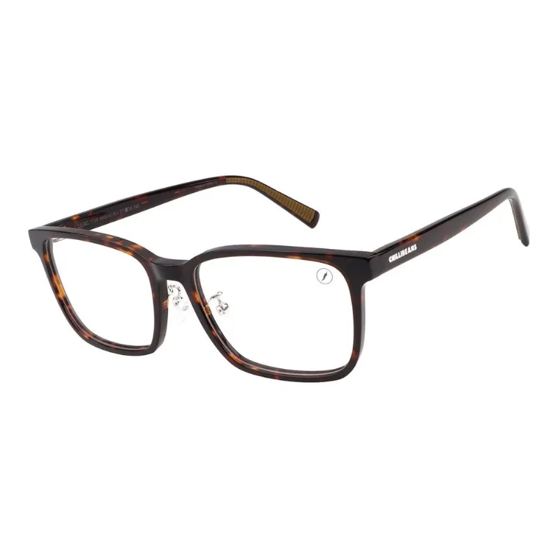 Armação Para Óculos de Grau Masculino Chilli Beans Quadrado Tartaruga LV.AC.1114.0606 M