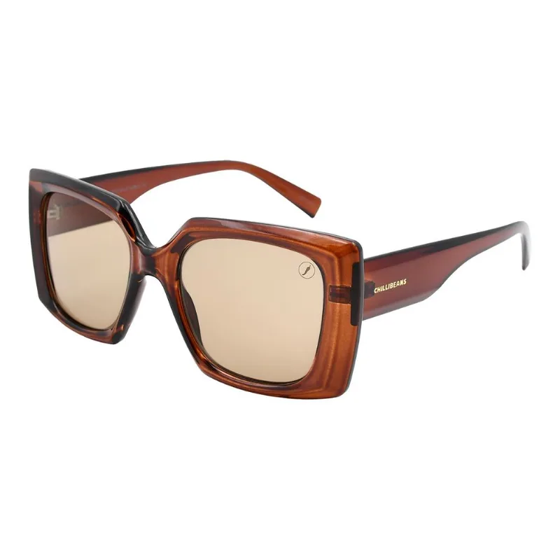 Óculos de Sol Feminino Chilli Beans Quadrado Vermelho OC.CL.5604.0118 M