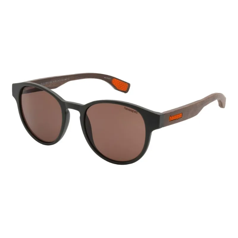 Óculos de Sol Unissex Havaianas Redondo Marrom OC.CL.5616.0202 M