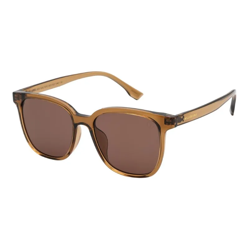 Óculos de Sol Feminino Chilli Beans Redondo Marrom OC.CL.5625.0202 M
